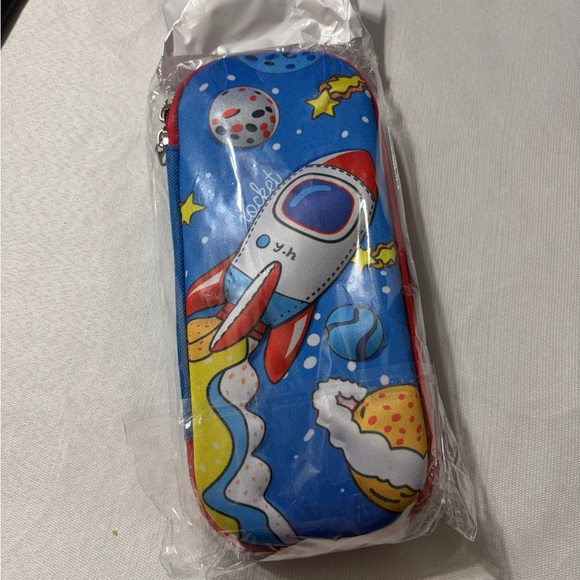 Blue Rocket Kids Pencil Case - Picture 2 of 8